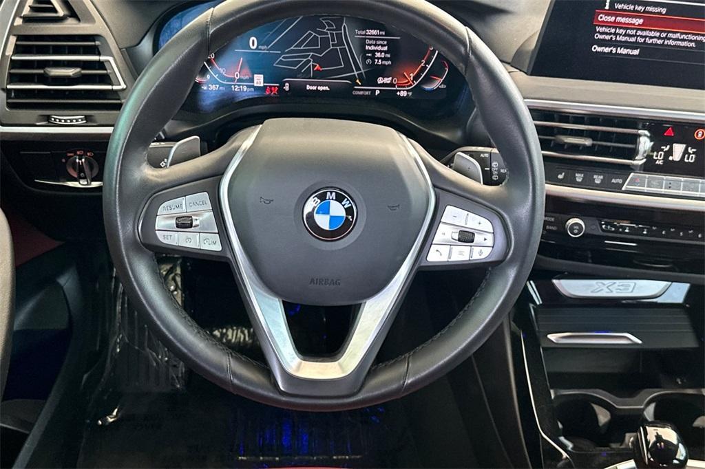 used 2022 BMW X3 car, priced at $28,495