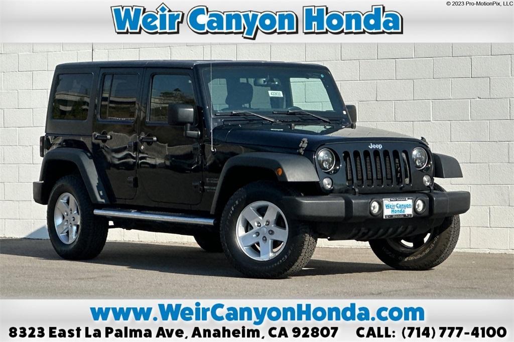 used 2017 Jeep Wrangler Unlimited car, priced at $19,195