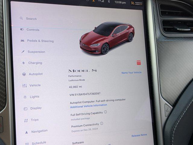 used 2020 Tesla Model S car, priced at $38,995