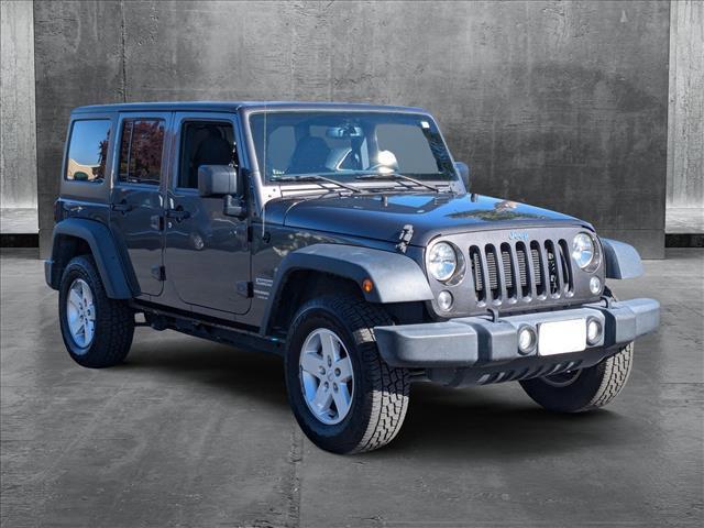 used 2018 Jeep Wrangler JK Unlimited car, priced at $23,998