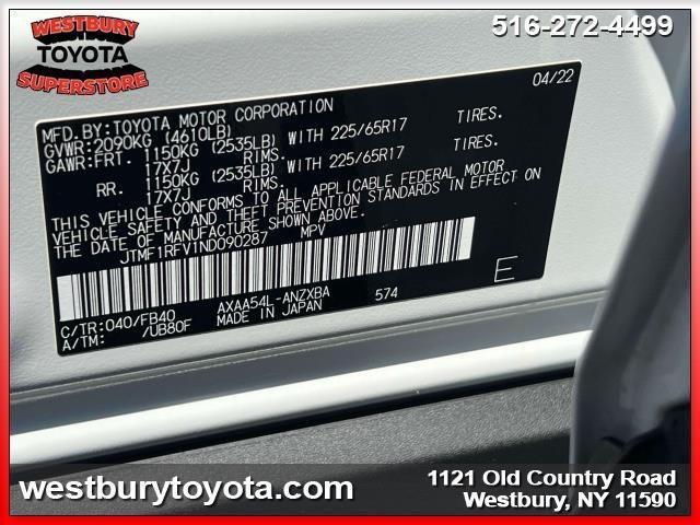 used 2022 Toyota RAV4 car, priced at $28,695