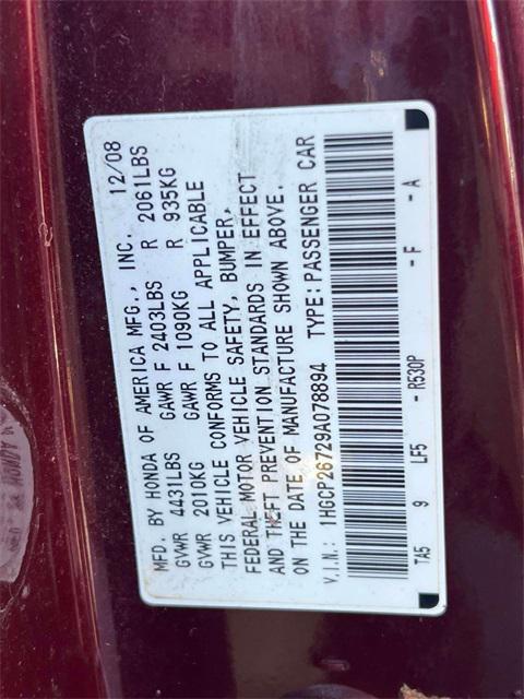 used 2009 Honda Accord car, priced at $10,795