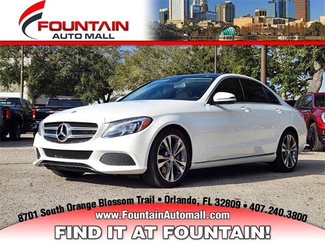 used 2017 Mercedes-Benz C-Class car, priced at $18,997