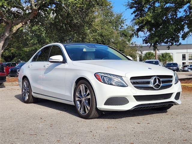 used 2017 Mercedes-Benz C-Class car, priced at $17,997