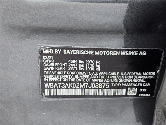 used 2021 BMW 228 Gran Coupe car, priced at $20,997