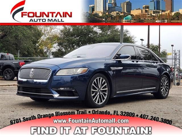 used 2017 Lincoln Continental car, priced at $20,997