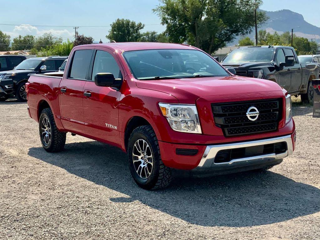 used 2022 Nissan Titan car, priced at $28,900