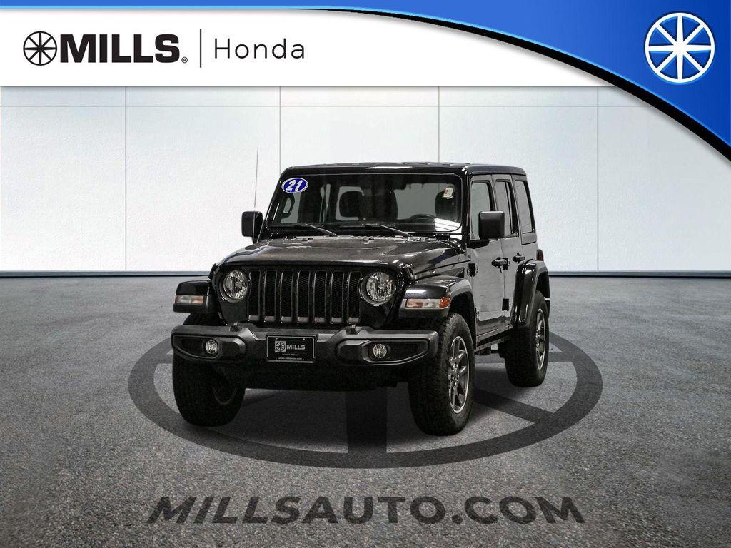 used 2021 Jeep Wrangler Unlimited car, priced at $29,015