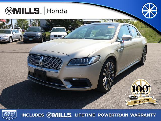 used 2017 Lincoln Continental car, priced at $23,988