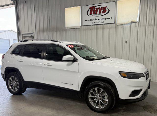 used 2021 Jeep Cherokee car, priced at $16,800