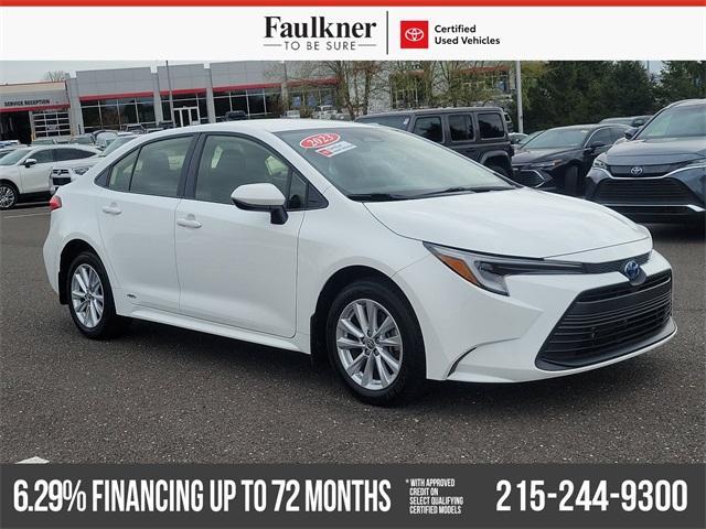 used 2023 Toyota Corolla Hybrid car, priced at $25,756