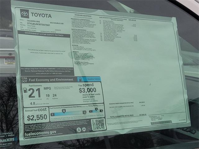 new 2024 Toyota Tacoma car, priced at $47,883