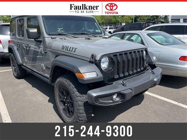 used 2021 Jeep Wrangler Unlimited car, priced at $33,855