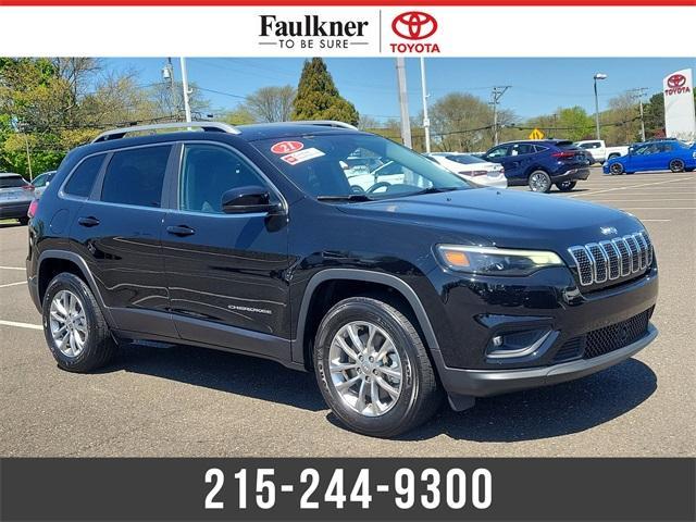 used 2021 Jeep Cherokee car, priced at $23,934