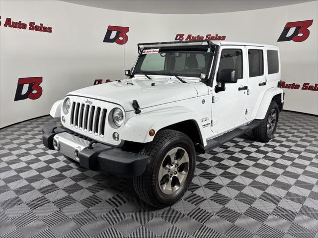 used 2017 Jeep Wrangler Unlimited car, priced at $17,812