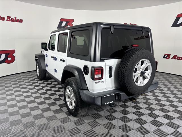 used 2021 Jeep Wrangler Unlimited car, priced at $27,201