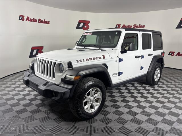 used 2021 Jeep Wrangler Unlimited car, priced at $27,201