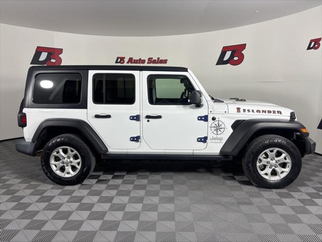 used 2021 Jeep Wrangler Unlimited car, priced at $27,201