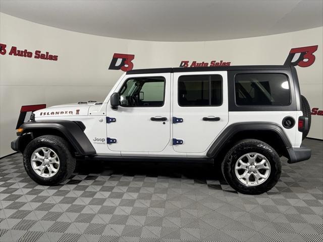 used 2021 Jeep Wrangler Unlimited car, priced at $27,201