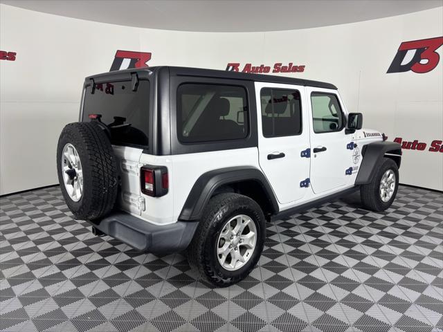 used 2021 Jeep Wrangler Unlimited car, priced at $27,201