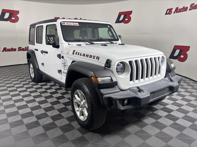 used 2021 Jeep Wrangler Unlimited car, priced at $27,201