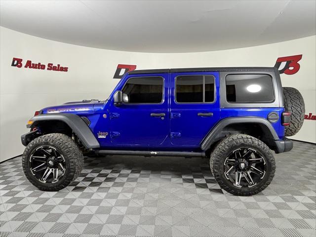 used 2019 Jeep Wrangler Unlimited car, priced at $29,356