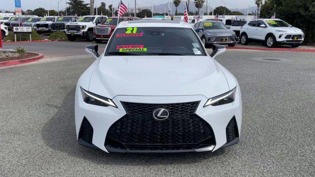 used 2021 Lexus IS 350 car, priced at $46,988