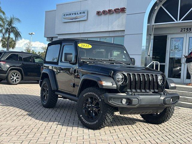 used 2022 Jeep Wrangler car, priced at $34,900