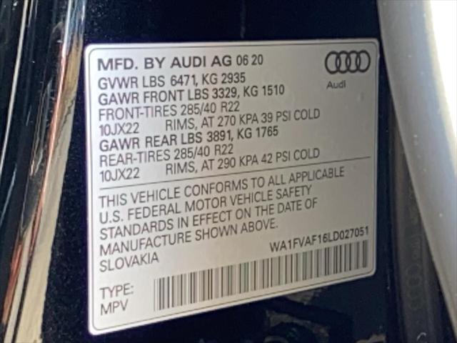 used 2020 Audi Q8 car, priced at $39,699