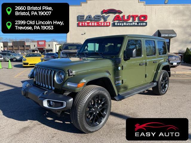 used 2021 Jeep Wrangler Unlimited 4xe car, priced at $28,224