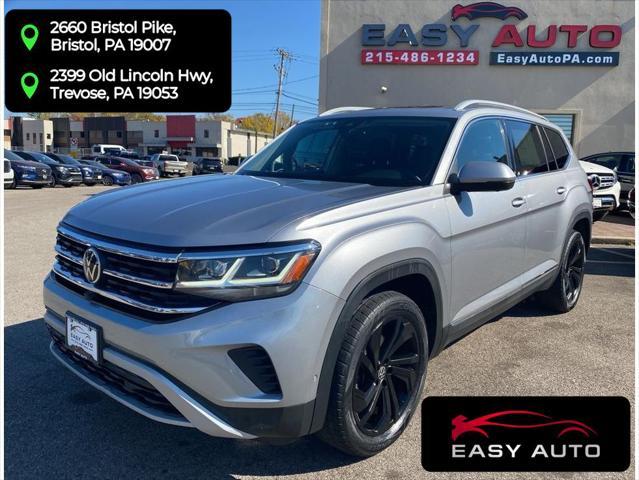 used 2021 Volkswagen Atlas car, priced at $20,861