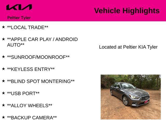 used 2021 INFINITI Q50 car, priced at $21,500