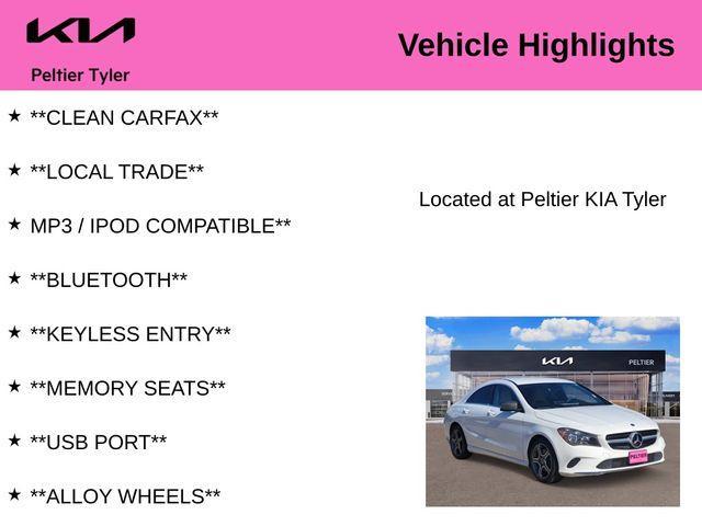 used 2019 Mercedes-Benz CLA 250 car, priced at $21,788