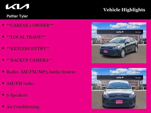 used 2023 Kia Rio car, priced at $18,190