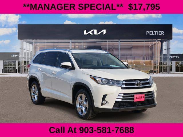 used 2017 Toyota Highlander car, priced at $17,795