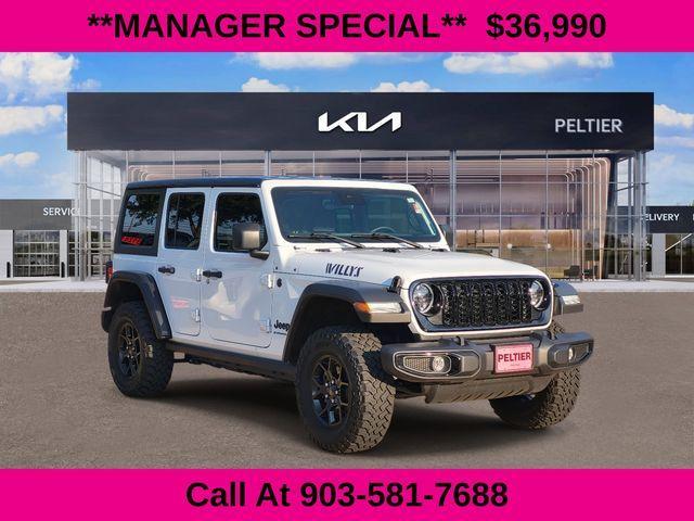 used 2024 Jeep Wrangler car, priced at $36,990