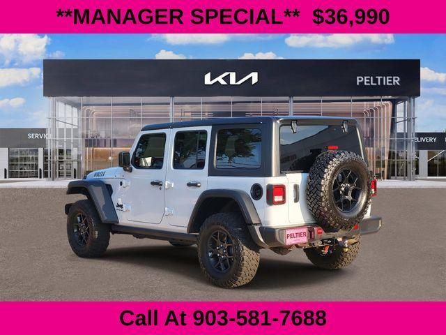 used 2024 Jeep Wrangler car, priced at $36,990