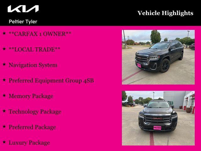 used 2021 GMC Acadia car, priced at $27,390