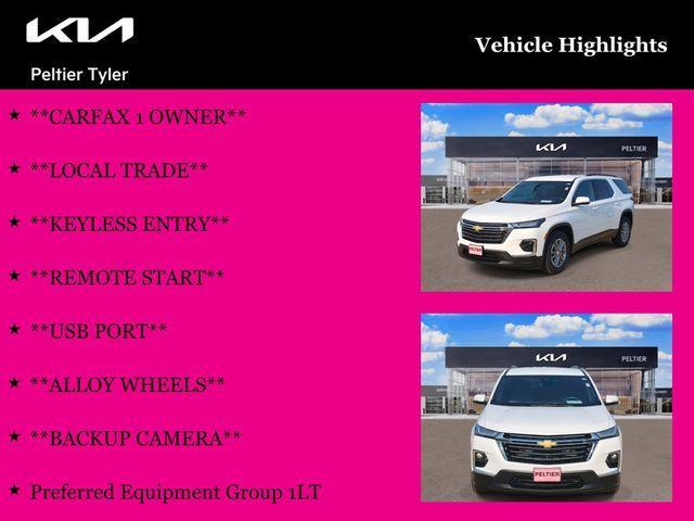 used 2023 Chevrolet Traverse car, priced at $29,798
