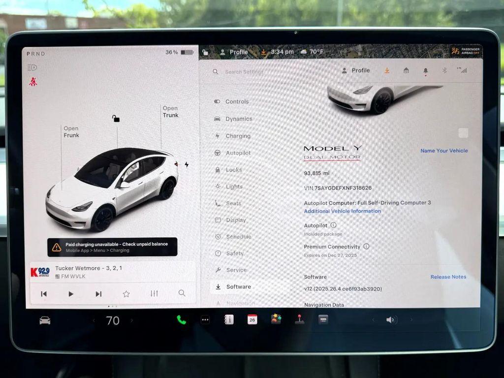 used 2022 Tesla Model Y car, priced at $20,975