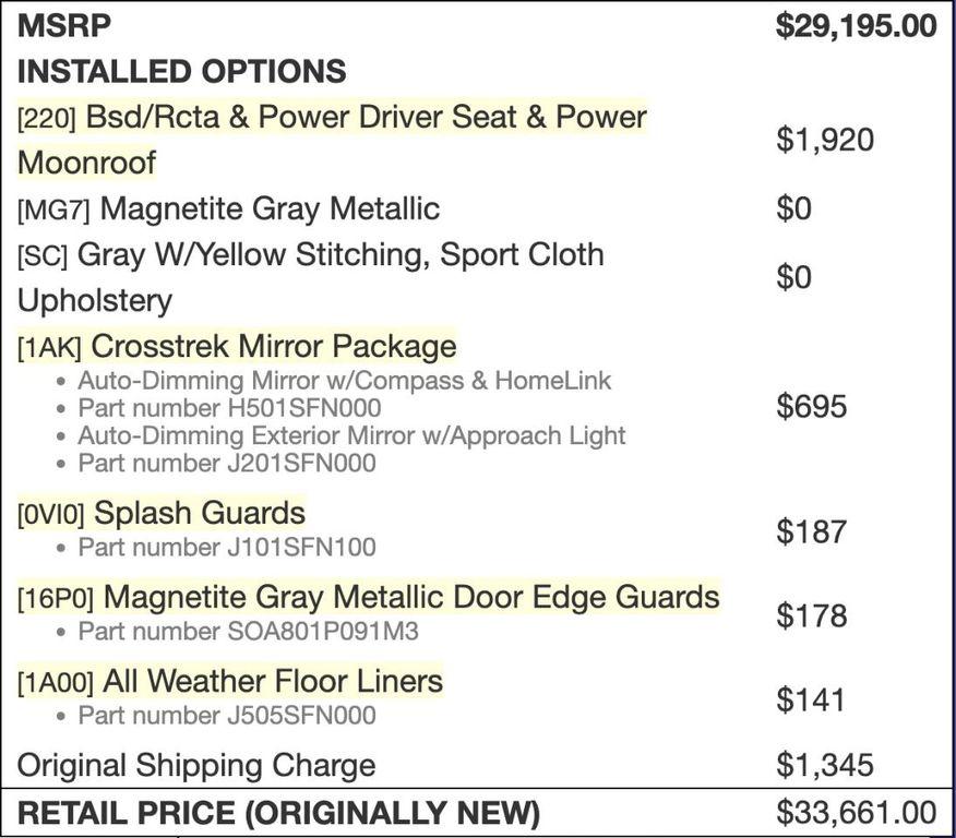 used 2024 Subaru Crosstrek car, priced at $27,975