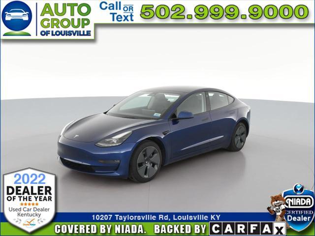 used 2021 Tesla Model 3 car, priced at $20,875