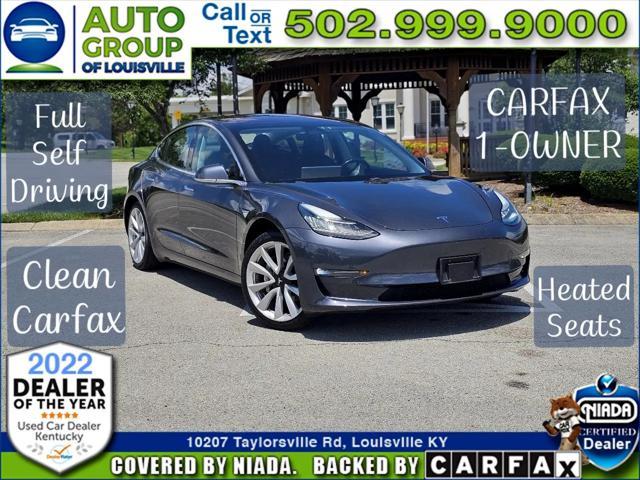 used 2018 Tesla Model 3 car, priced at $19,975