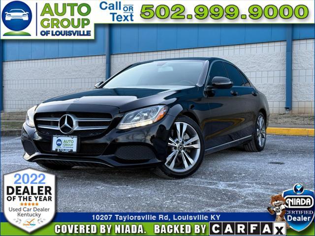 used 2017 Mercedes-Benz C-Class car, priced at $19,475