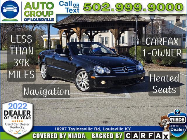 used 2007 Mercedes-Benz CLK-Class car, priced at $12,975