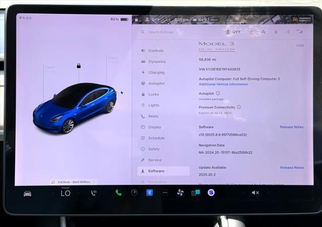 used 2019 Tesla Model 3 car, priced at $20,975