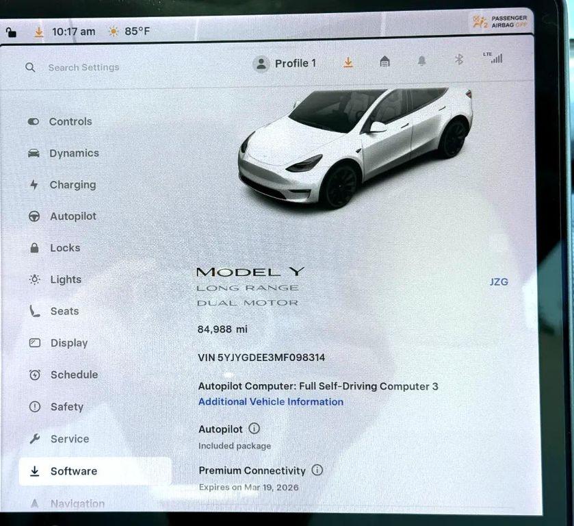 used 2021 Tesla Model Y car, priced at $20,975
