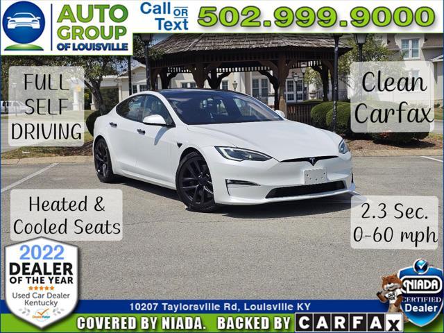 used 2022 Tesla Model S car, priced at $68,475