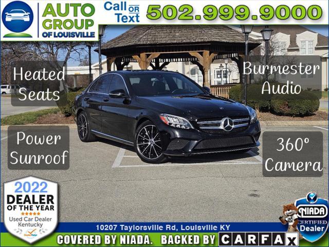 used 2021 Mercedes-Benz C-Class car, priced at $27,475