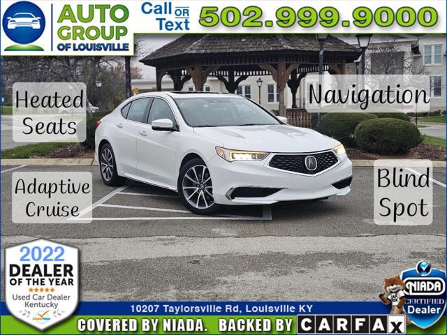 used 2018 Acura TLX car, priced at $19,850